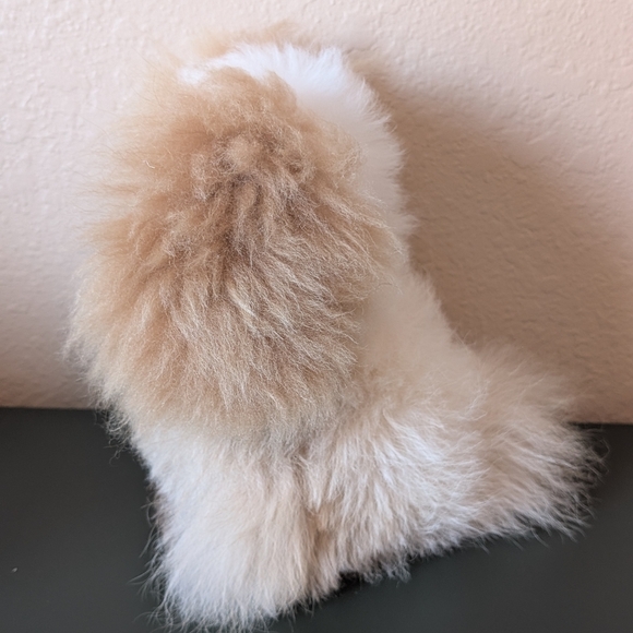 100% Baby Alpaca Stuffed Animal Dog - Picture 5 of 6